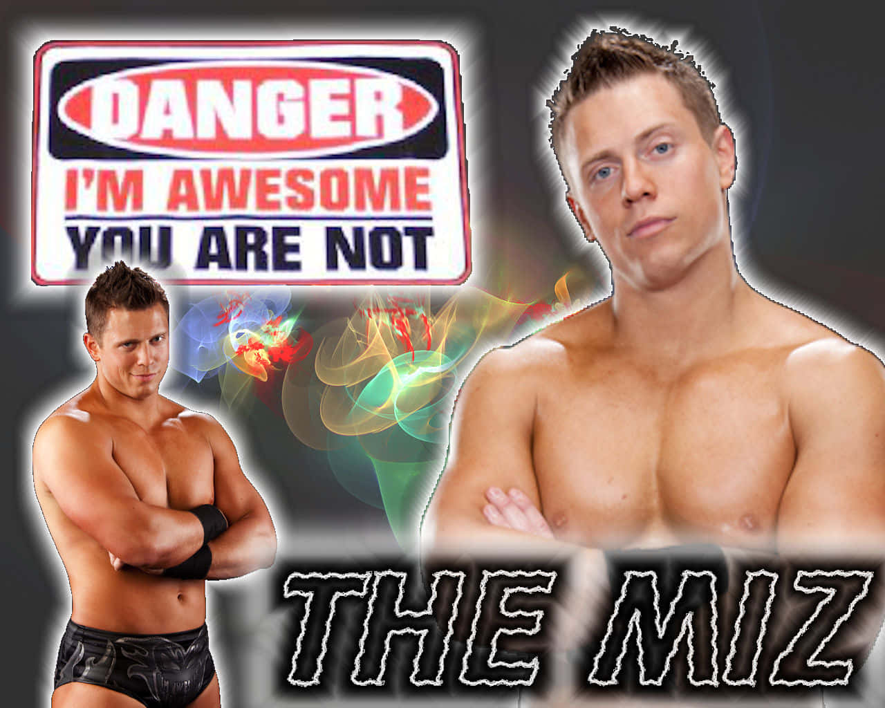 Danger Awesome The Miz Wallpaper