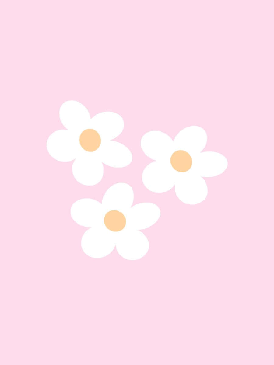 Danish Pastel Floral Simplicity Wallpaper