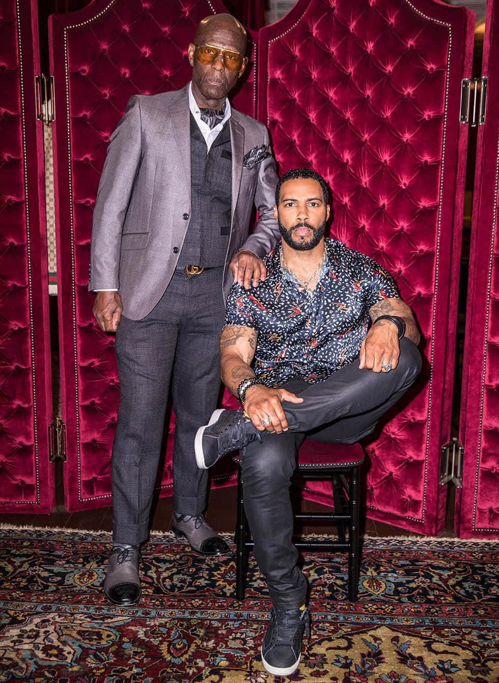 Dapper Dan And Omari Hardwick Wallpaper