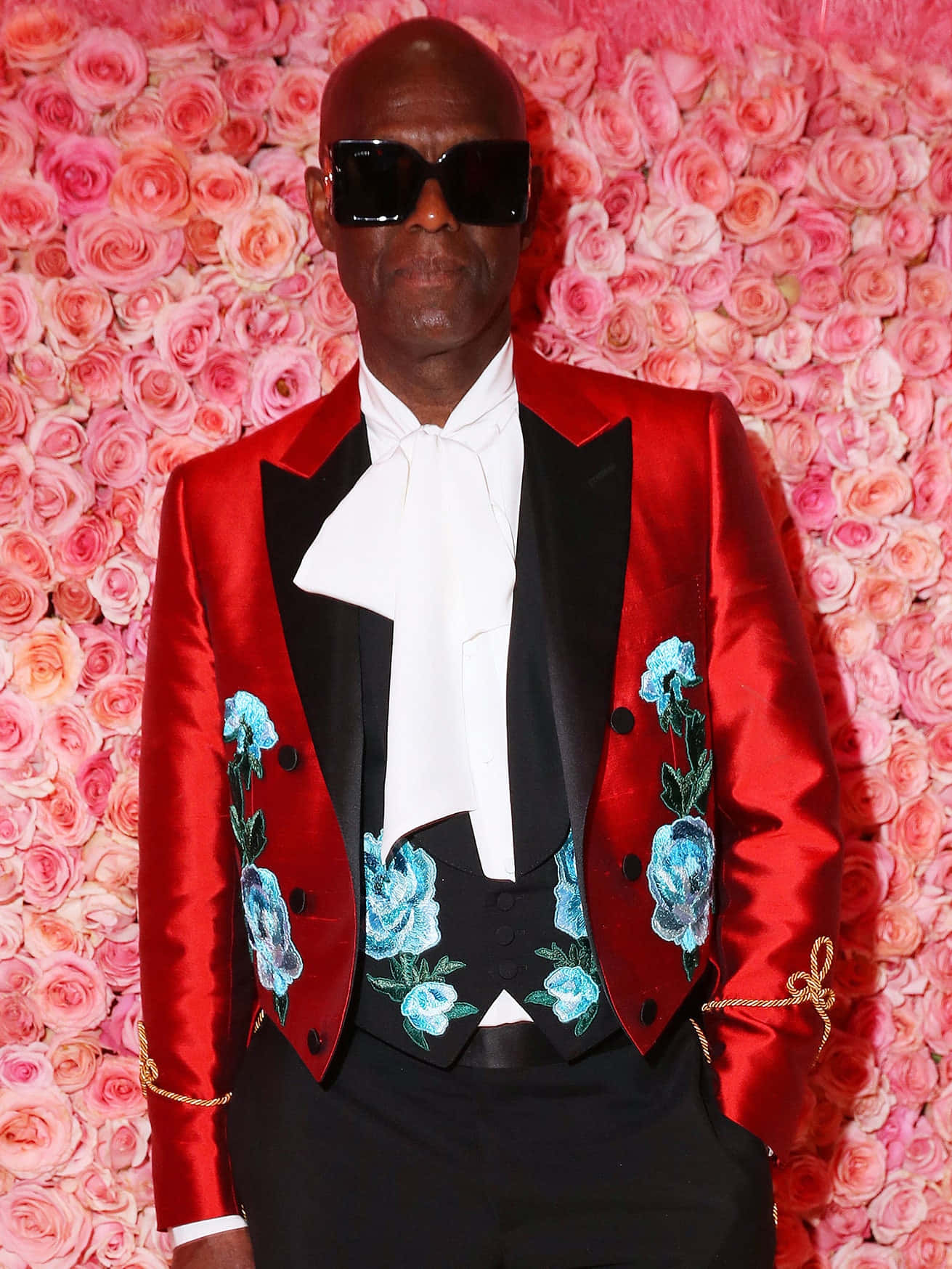 Dapper Dan Rocking A Red Tuxedo Wallpaper