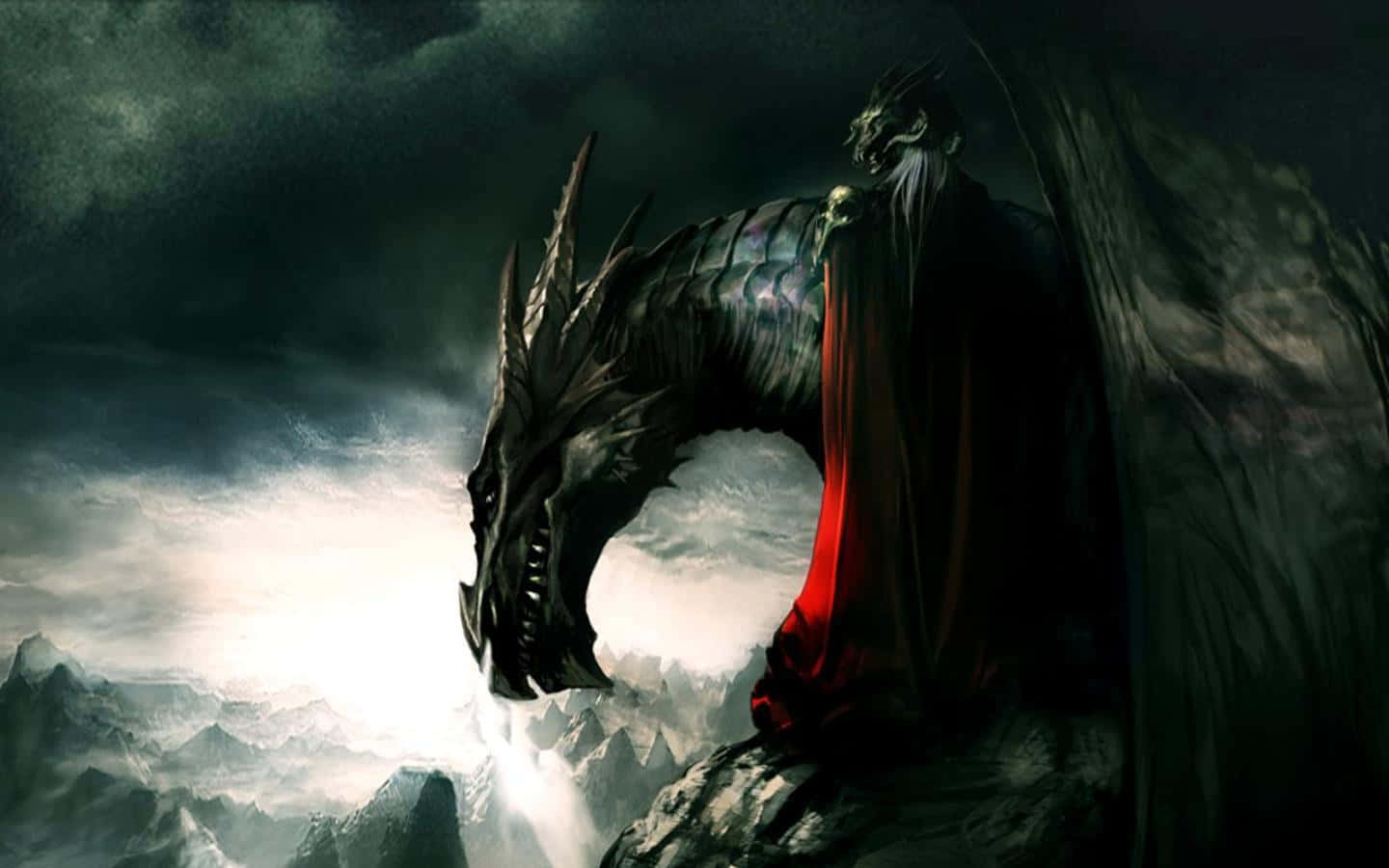 Dare To Be Courageous Like This Stunning Dragon Wallpaper