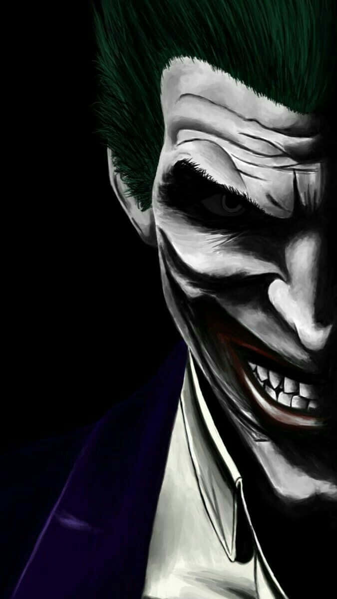 Dark And Mesmerizing Joker Art Wallpaper