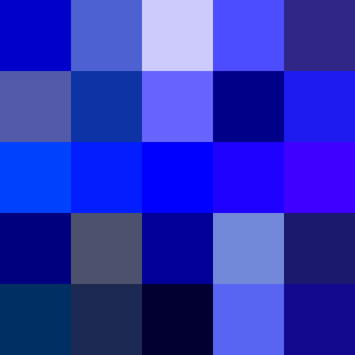 Dark Blue Shades Pixel Art Wallpaper