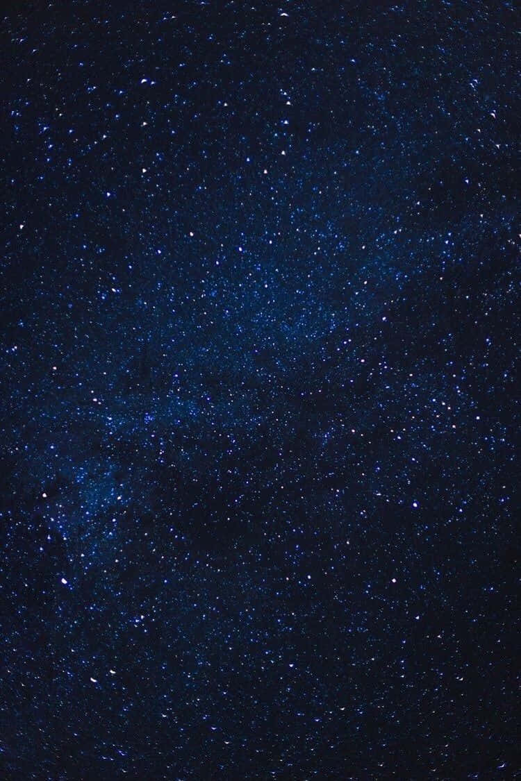 Dark Blue Star Shines In The Sky Wallpaper