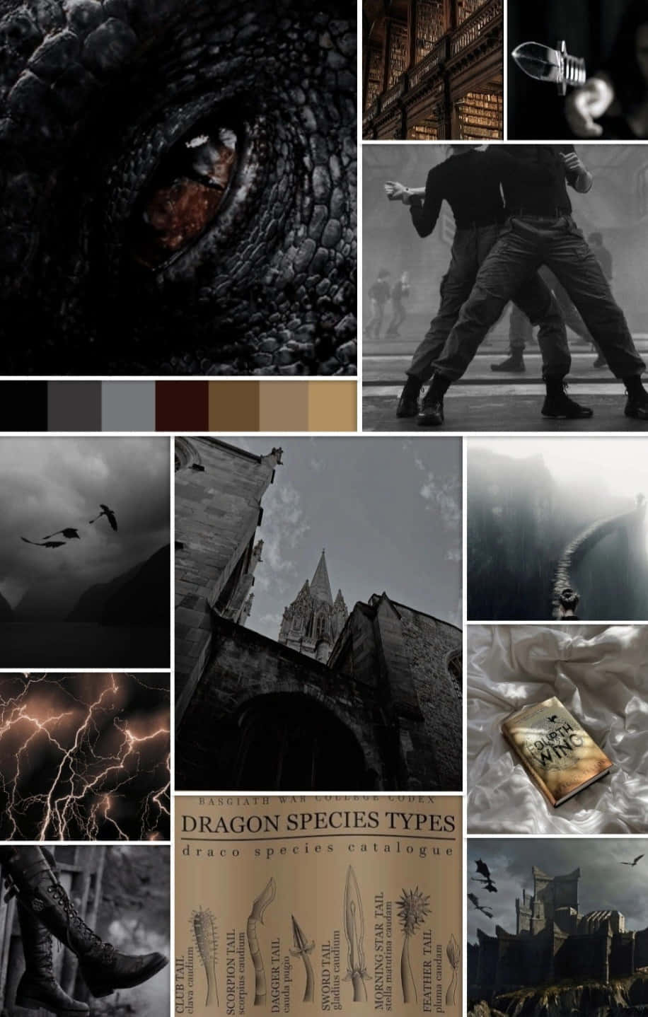 Dark Fantasy Collage Aesthetic Wallpaper