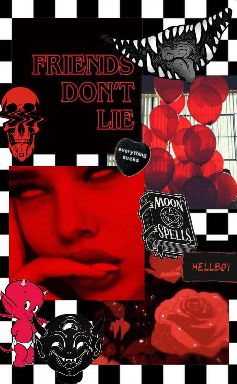 Dark_ Gothic_ Collage_ Aesthetic.jpg Wallpaper