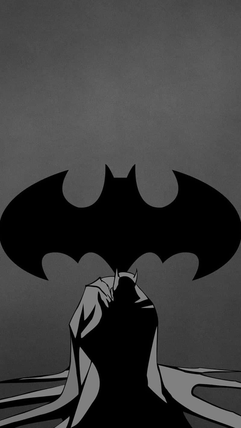 Dark_ Knight_ Silhouette_i Phone_ Wallpaper Wallpaper