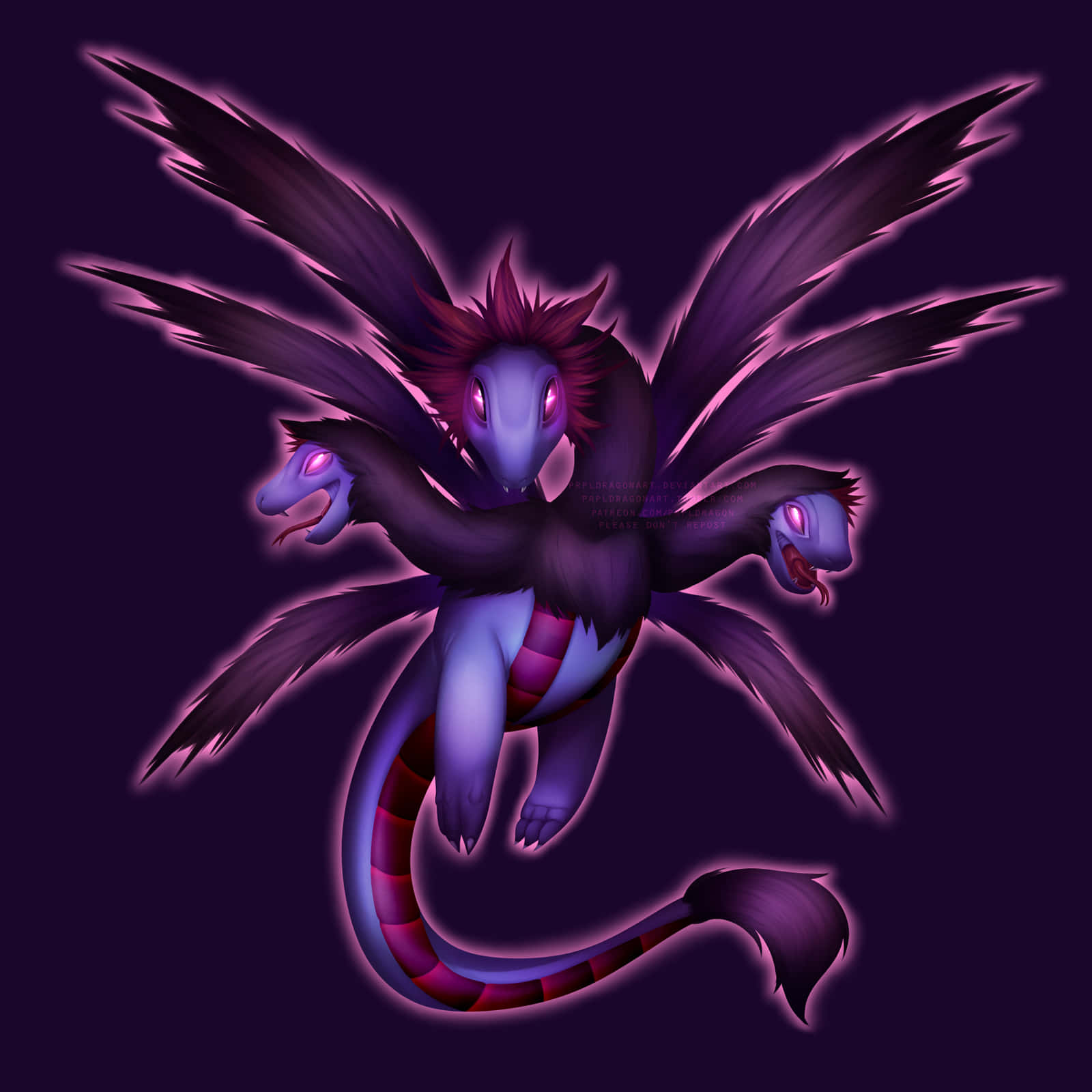 Dark Legendary Dragon Pokémon Hydreigon Wallpaper