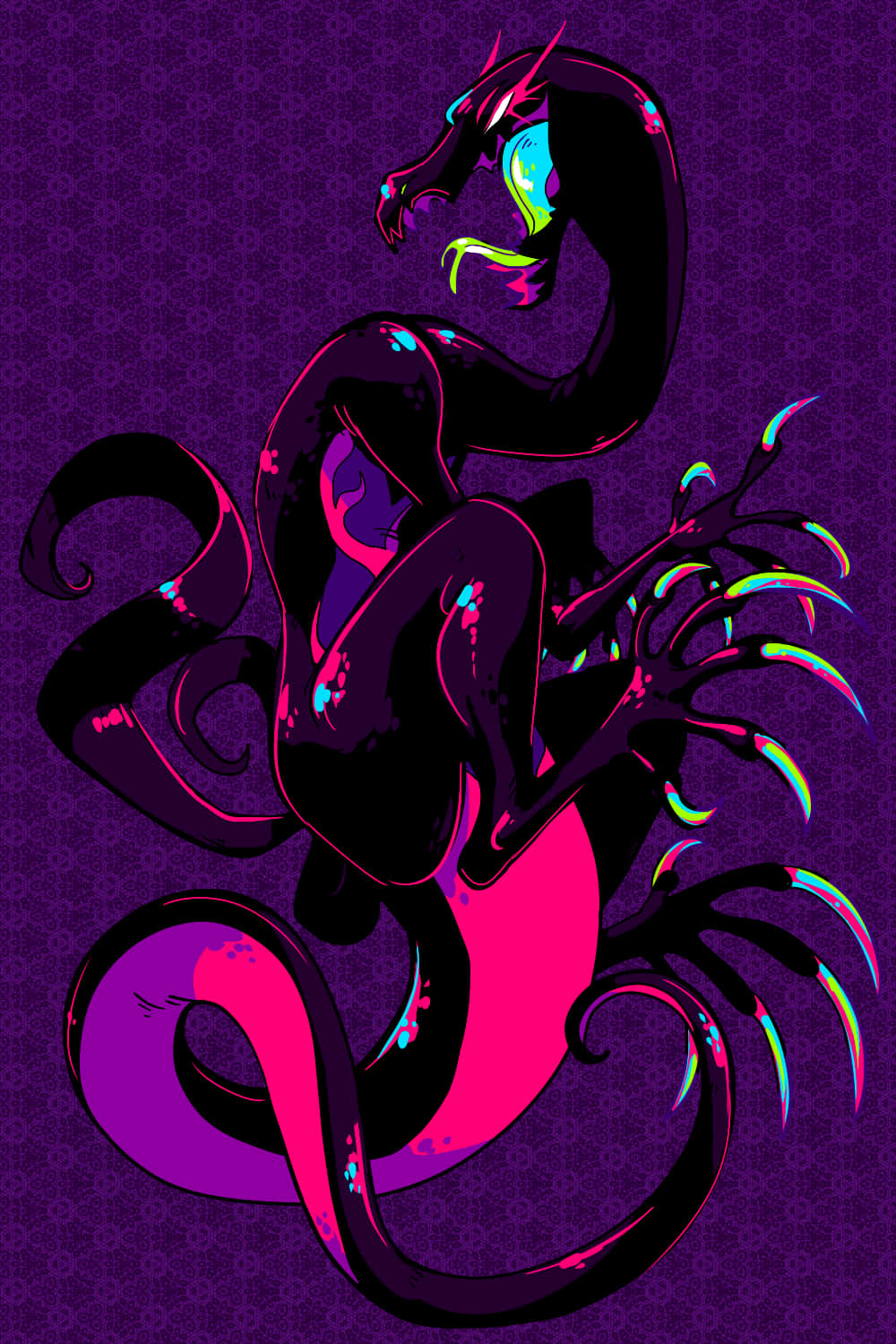 Dark Pokémon Salazzle Wallpaper