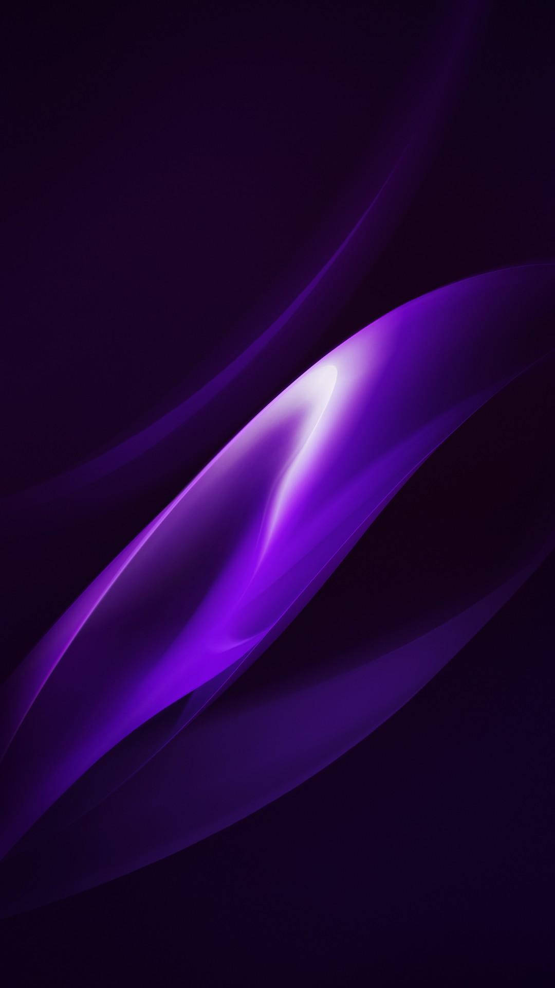 Dark Purple And Black Wave Abstract Wallpaper