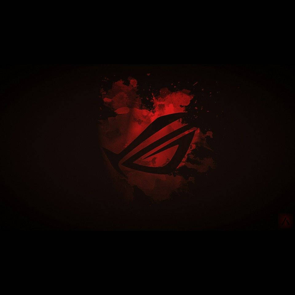 Dark Rog Logo Wallpaper