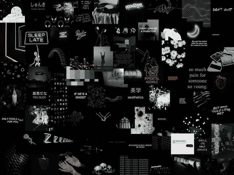 Dark_ Romance_ Collage_ Aesthetic.jpg Wallpaper