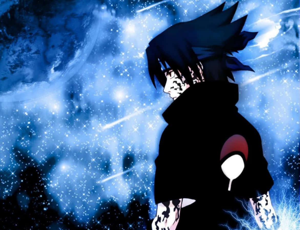 Dark Sorcerer Sasuke Cursing His Enemies Wallpaper