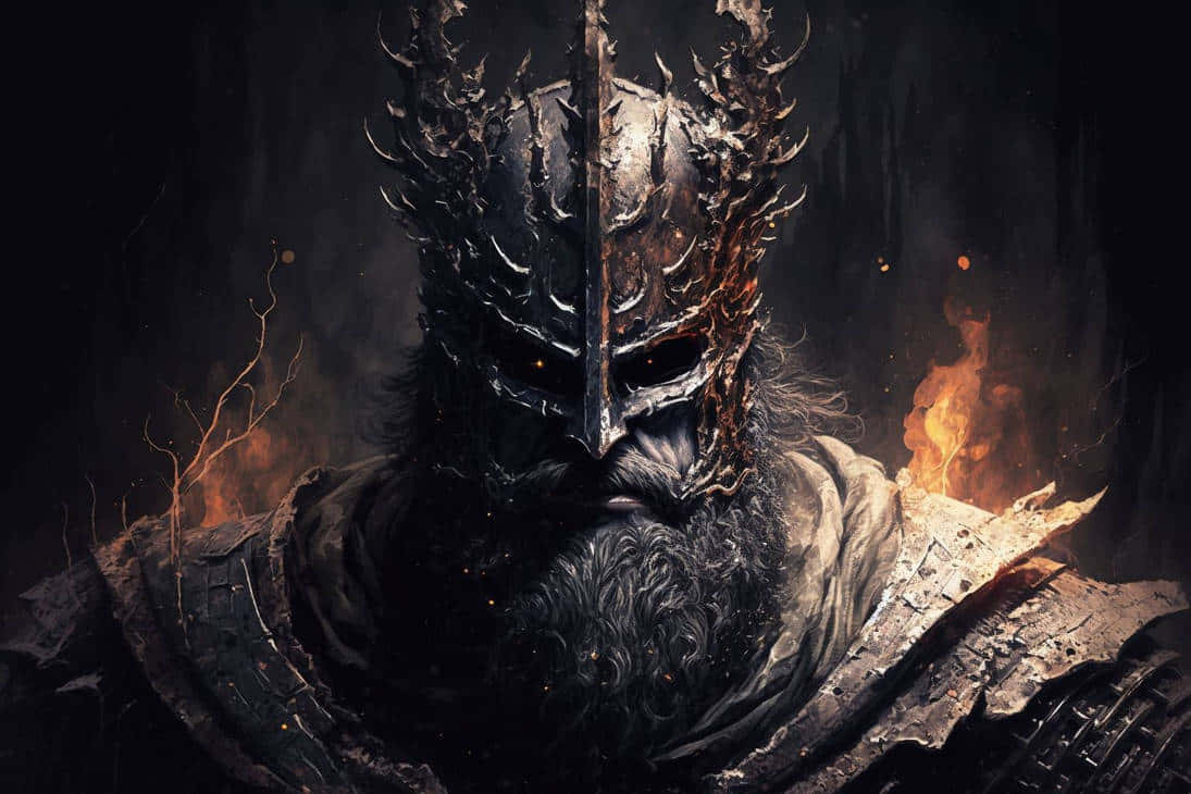 Dark Souls Armored Boss Artwork Wallpaper