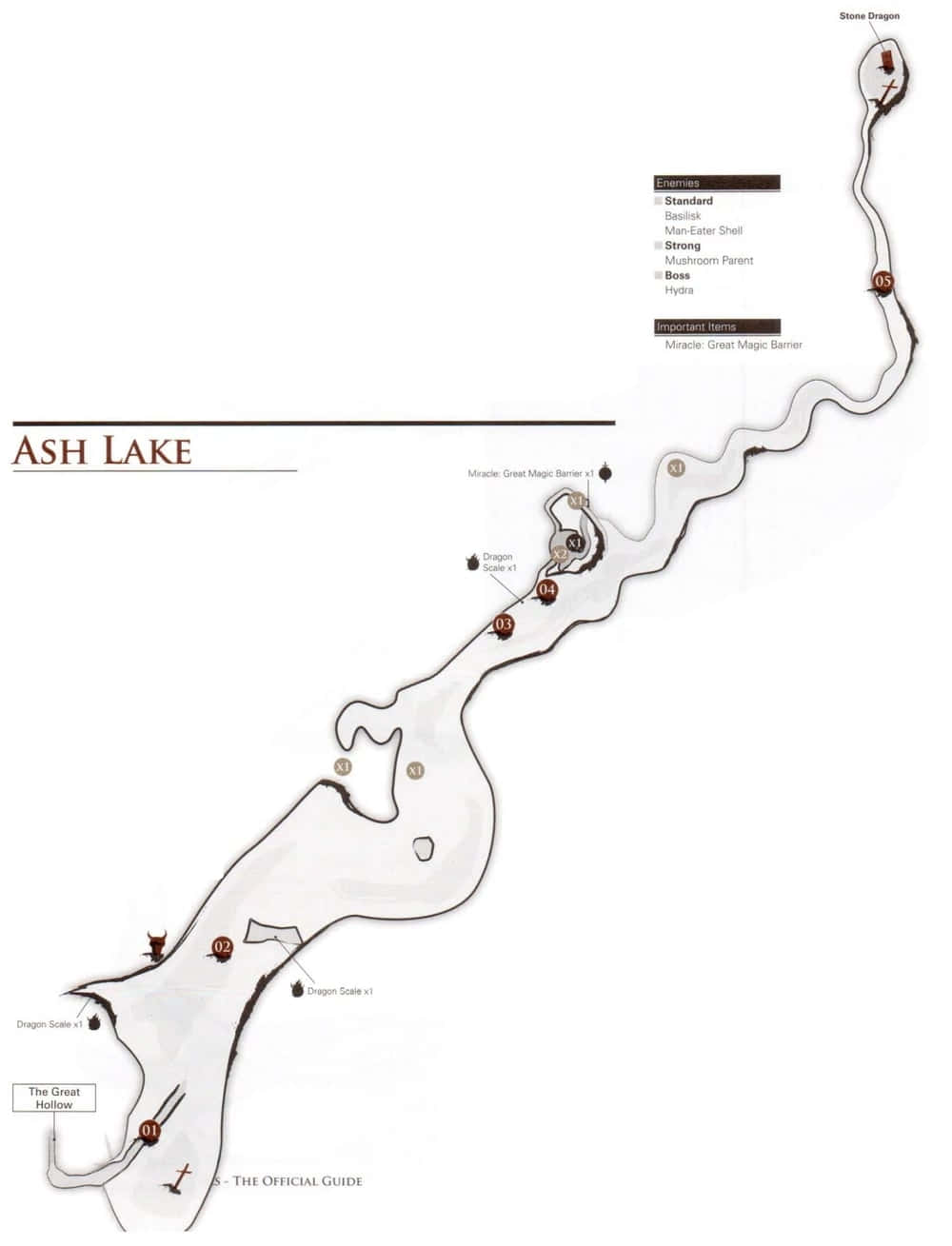 Dark Souls Ash Lake Map Guide Wallpaper