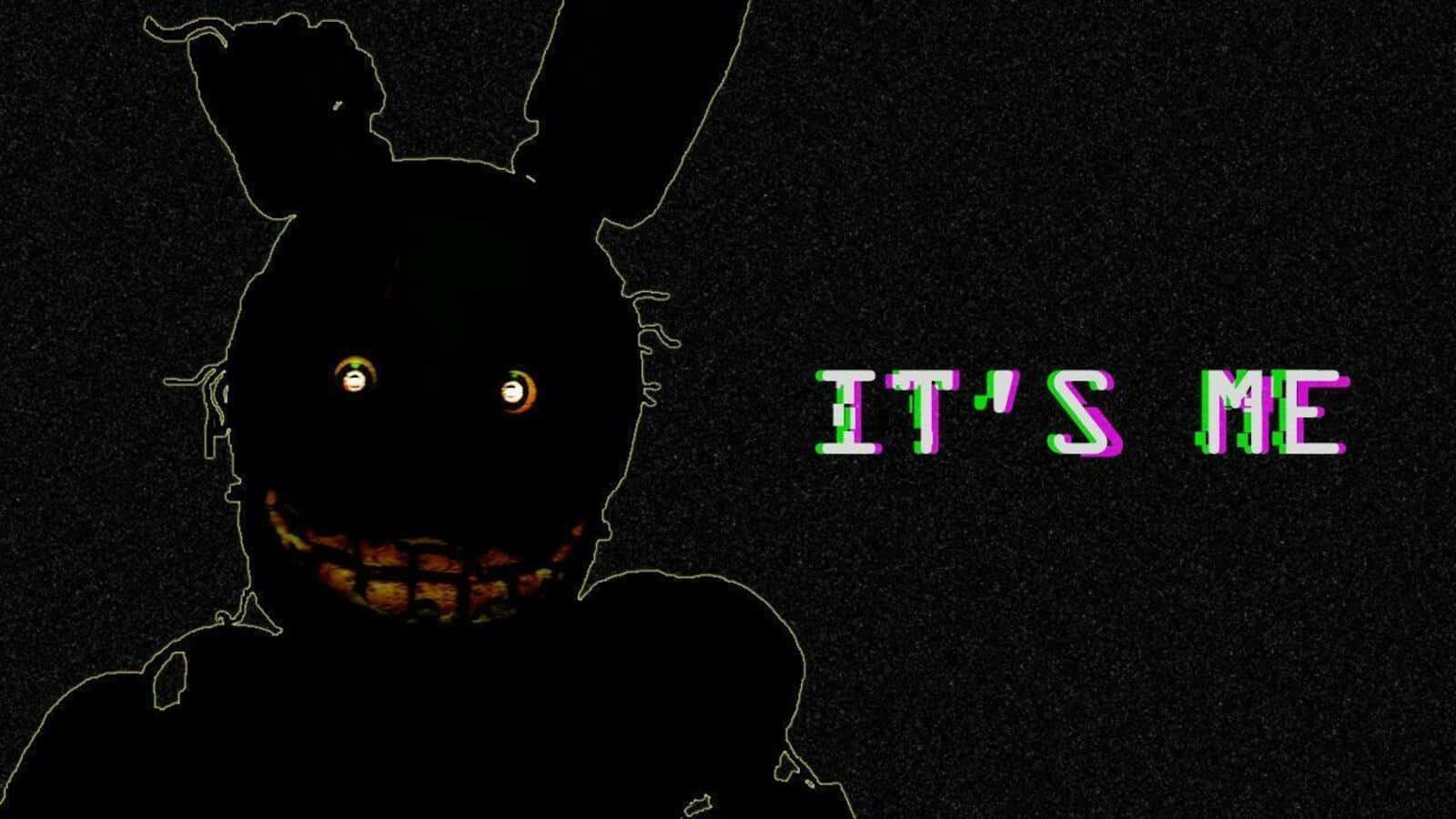 Dark Springtrap: Lurking In The Shadows Wallpaper