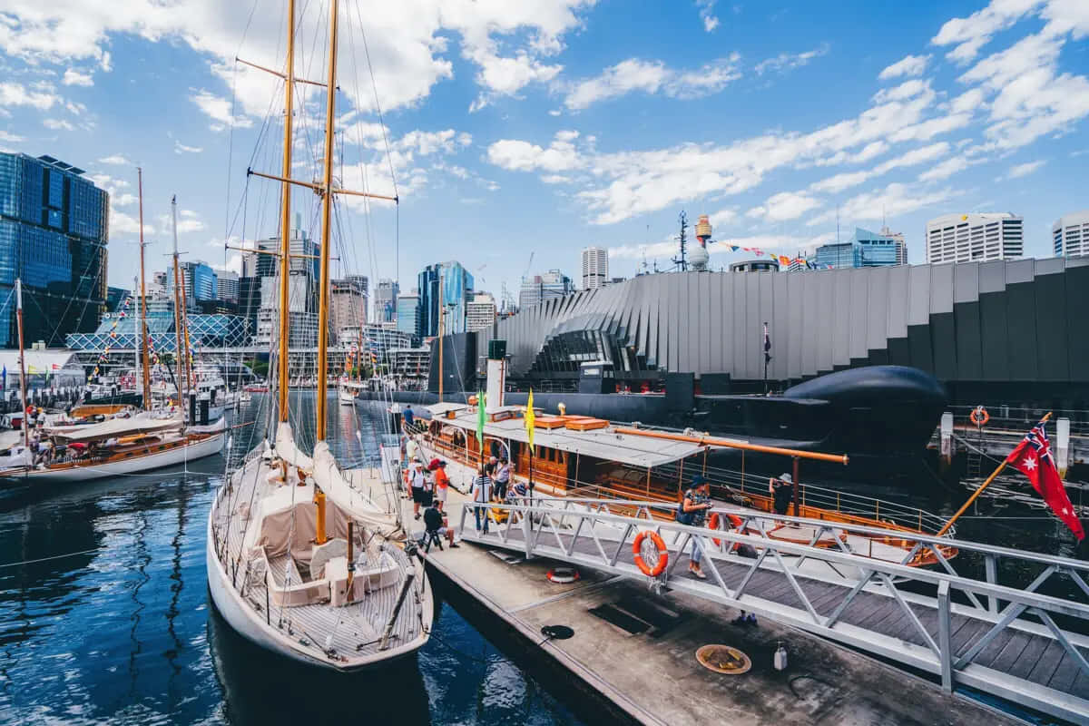 Darling Harbor Maritime Museum Sydney Wallpaper