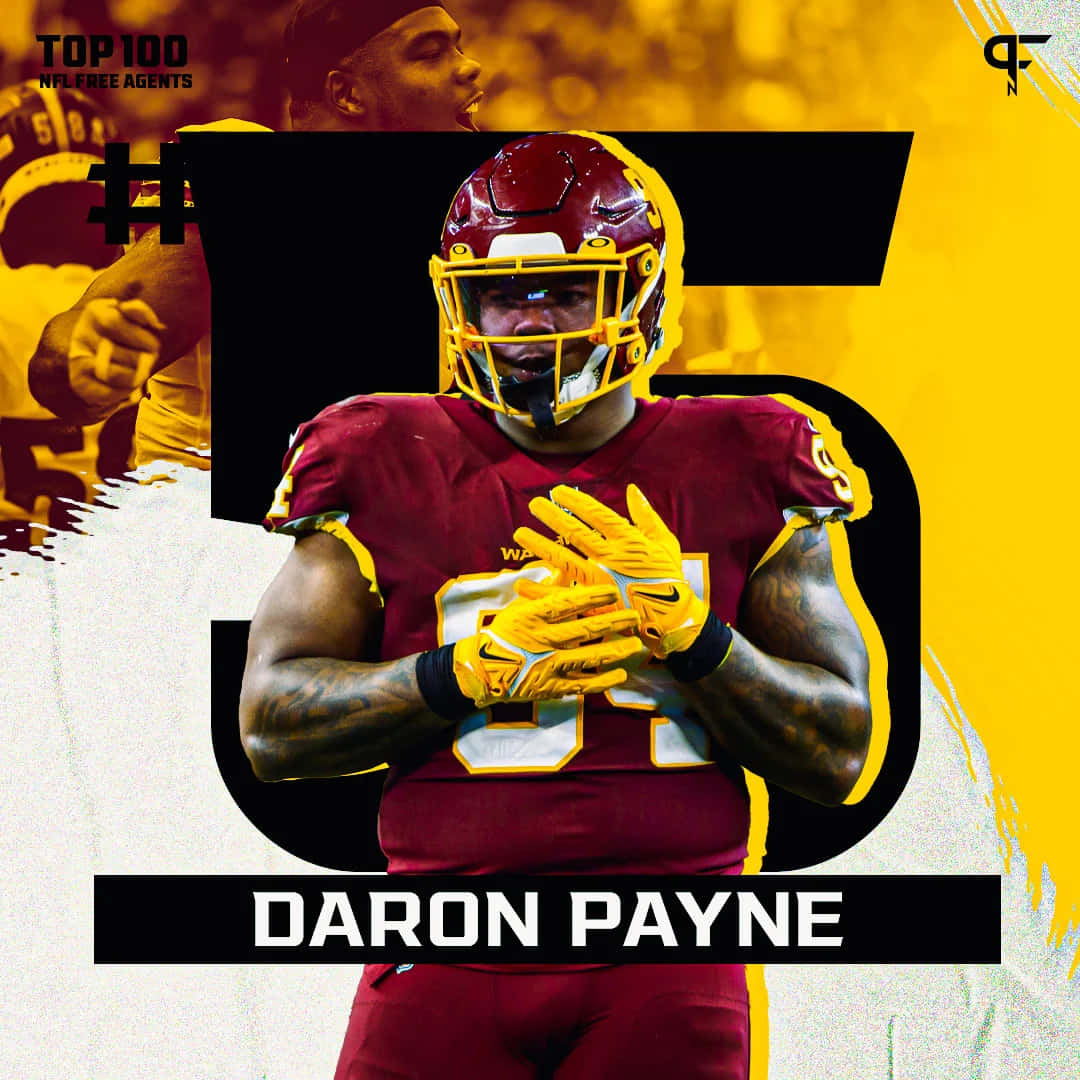 Daron Payne Top100 N F L Free Agents Wallpaper