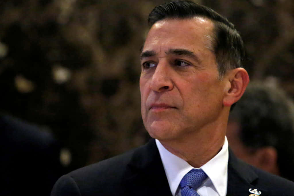 Darrell Issa Looking At His Right Wallpaper