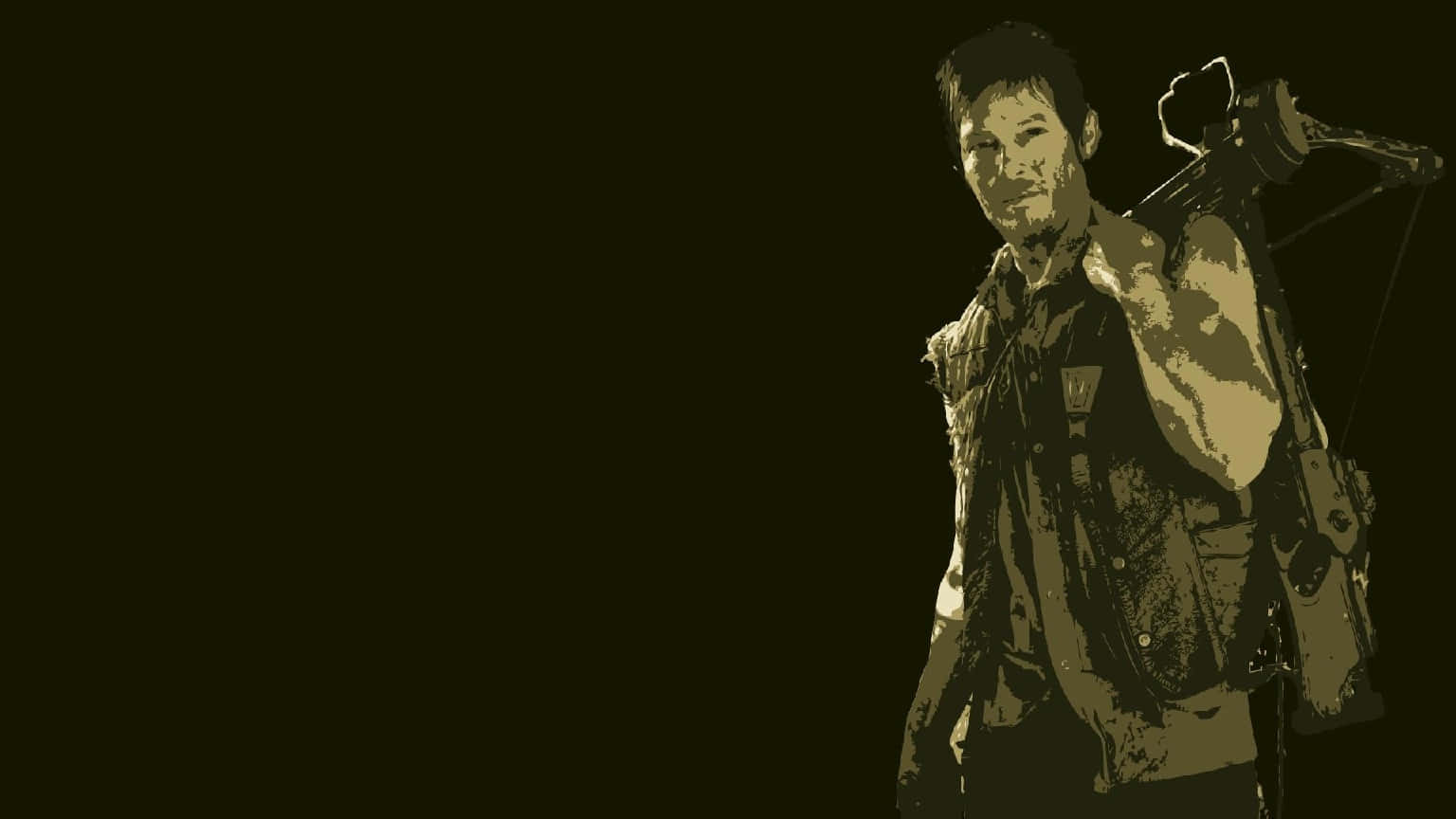 Daryl Dixon Armedand Ready Wallpaper