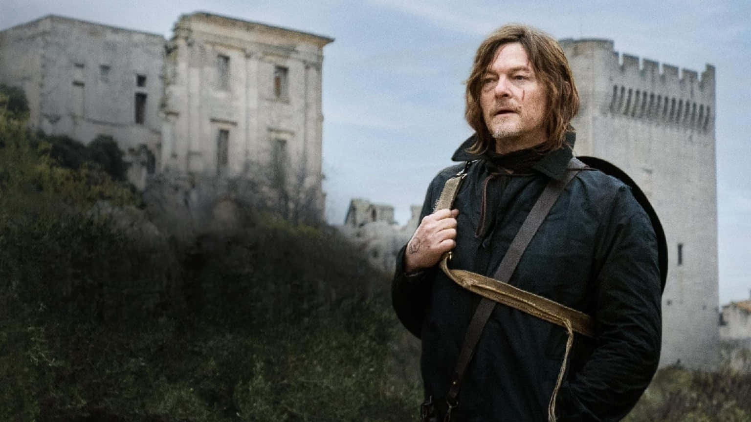 Daryl Dixon Castle Backdrop Wallpaper