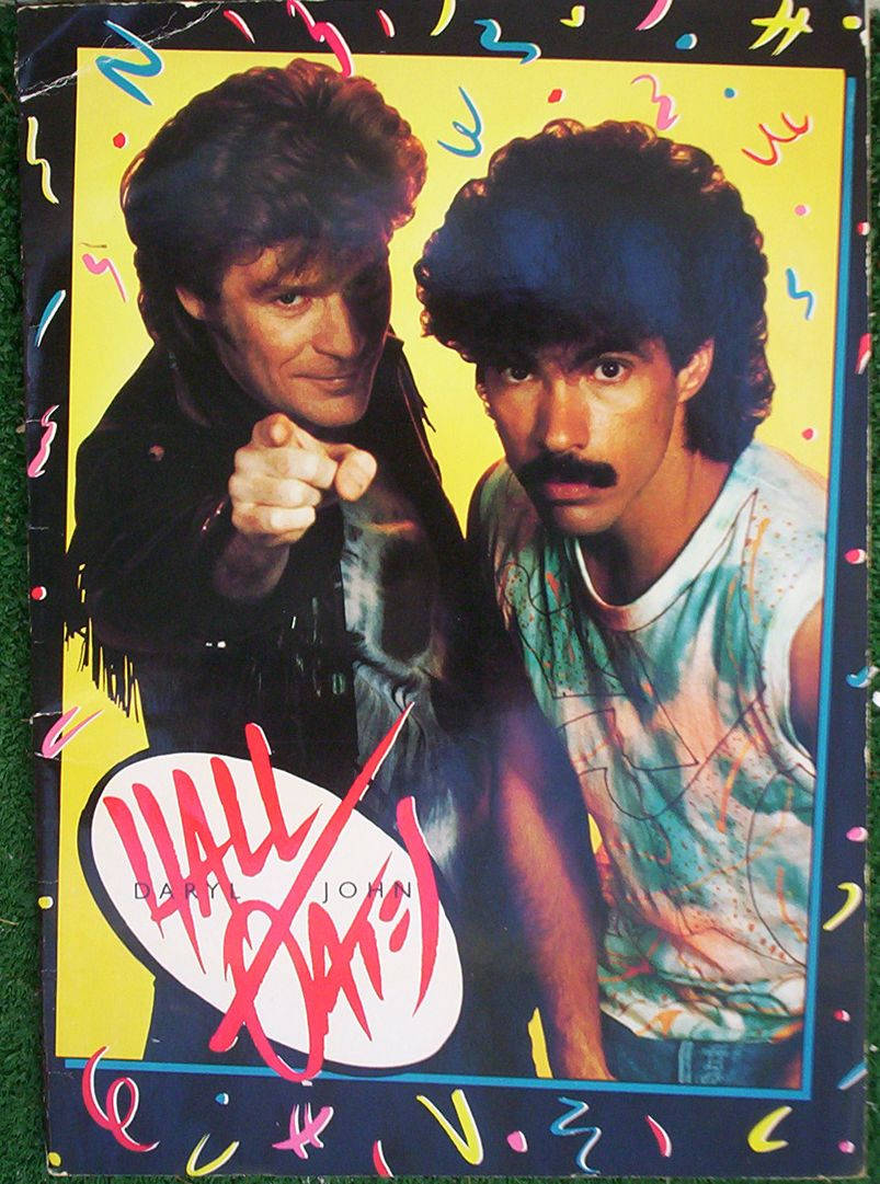 Daryl Hall John Oates Retro Vintage Poster Wallpaper