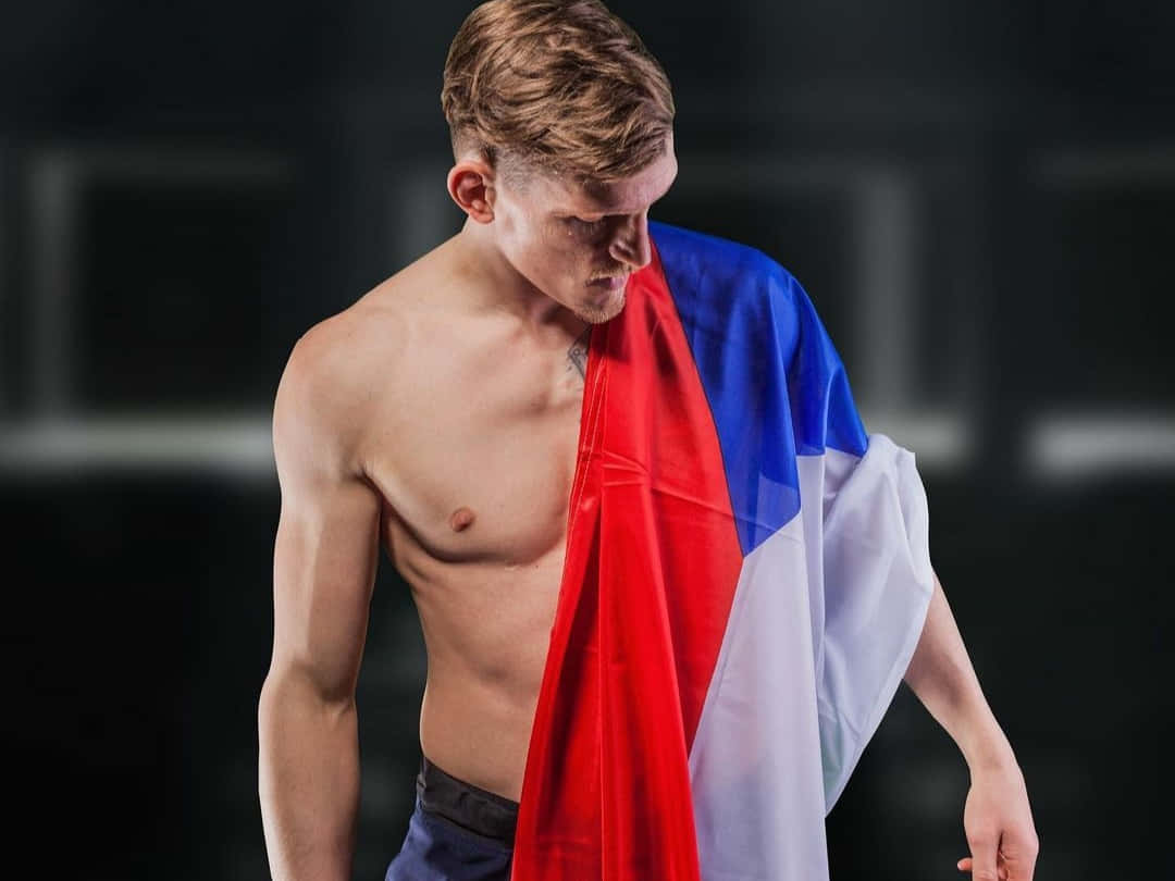 David Dvořák With Czech Flag Wallpaper