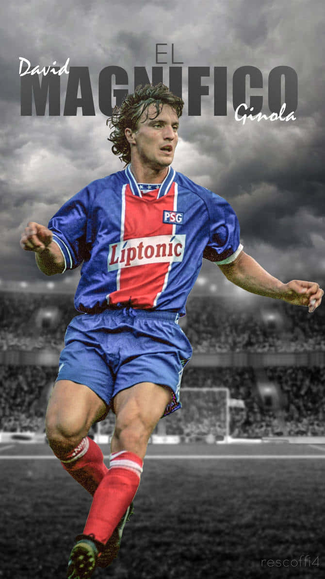 David Ginola El Magnifico Football Player Wallpaper