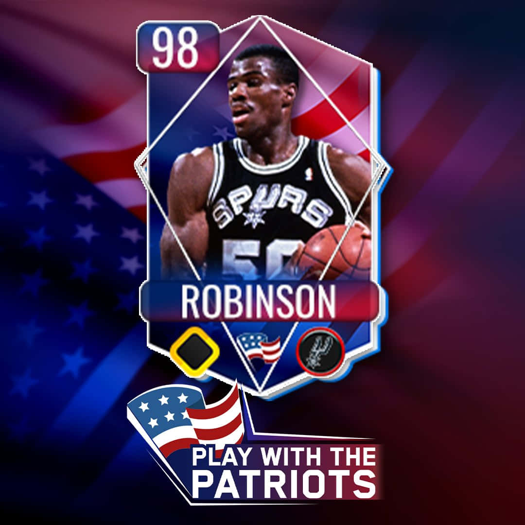 David Robinson In The Nba Live Mobile Game Wallpaper