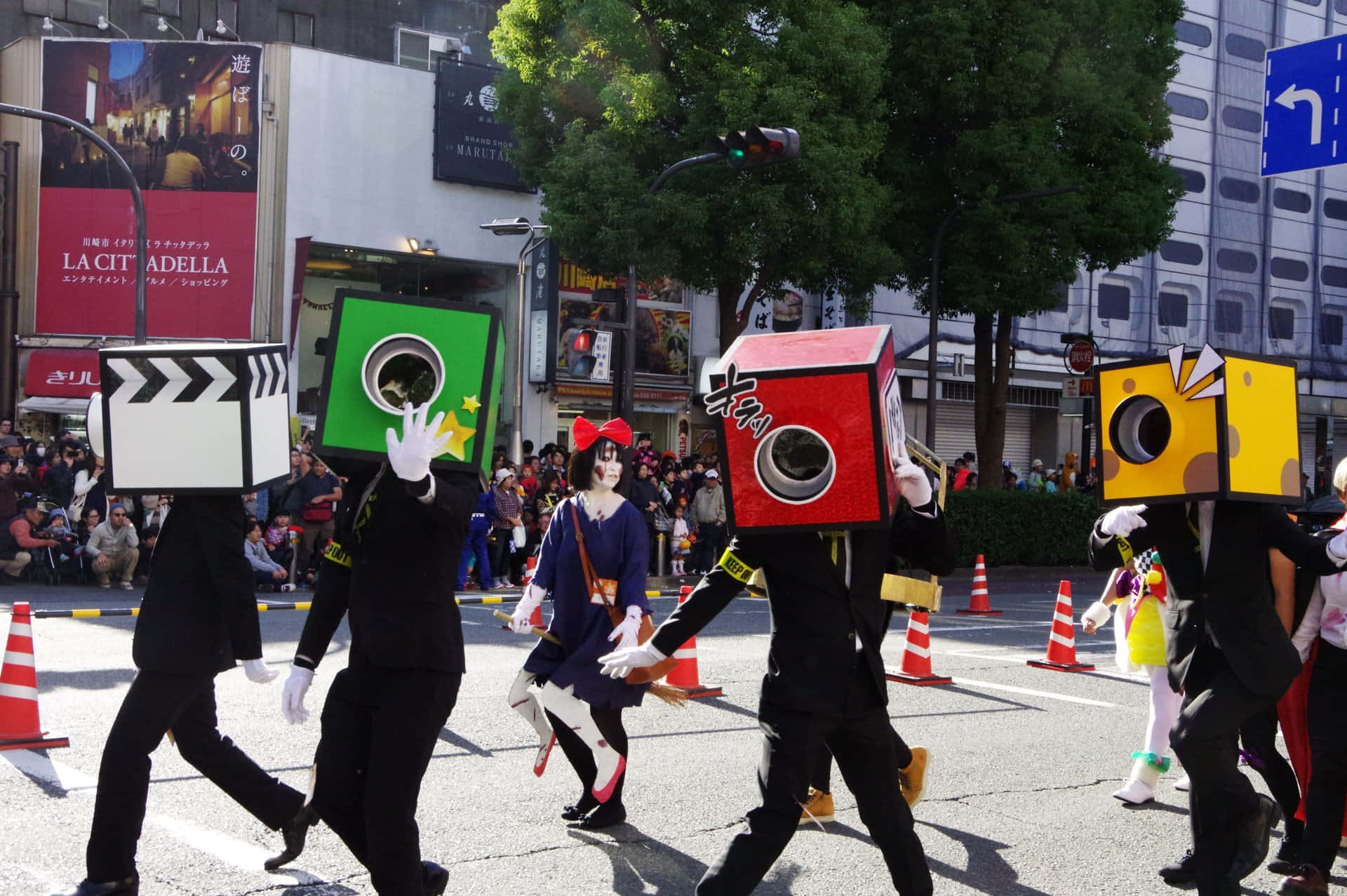 Dazzling Halloween Parades Filled With Festive Costumes Wallpaper