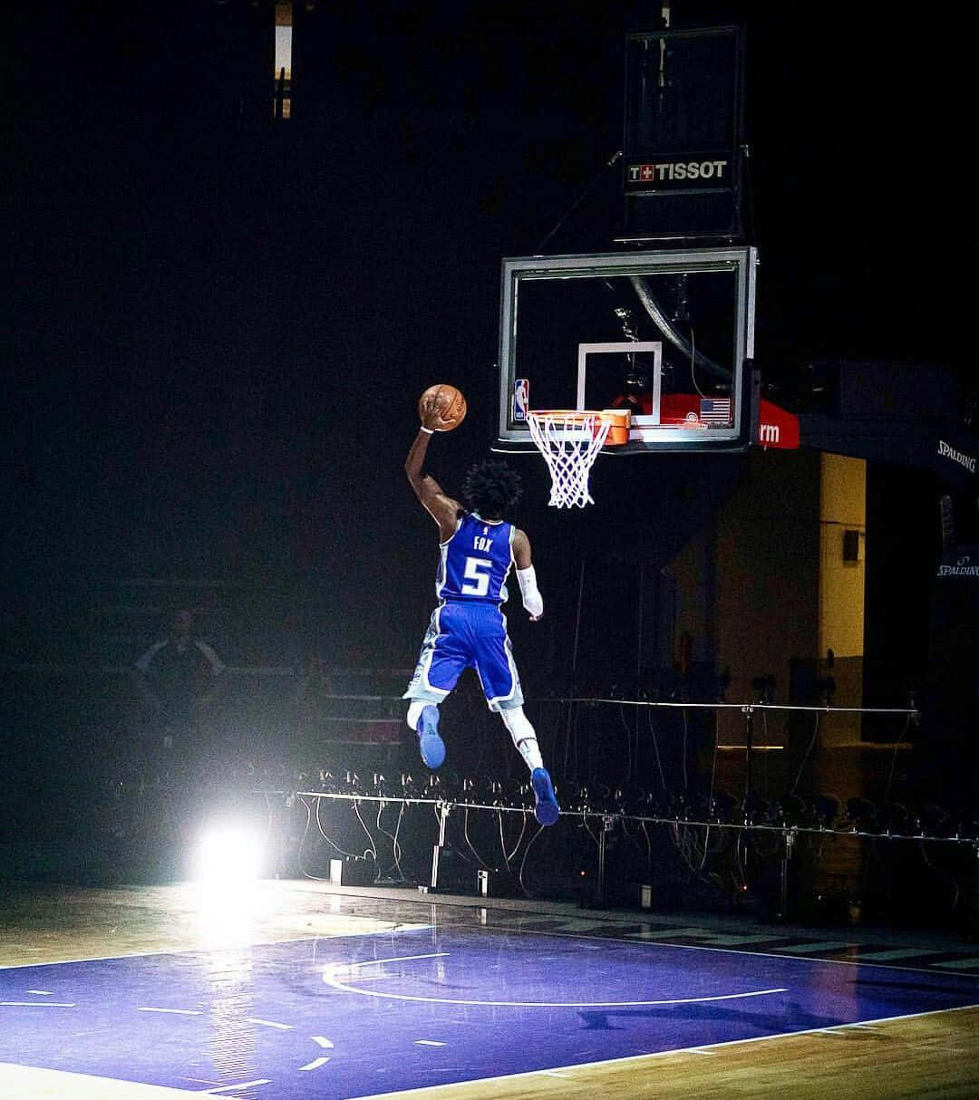 De'aaron Fox Dunk Poster Wallpaper