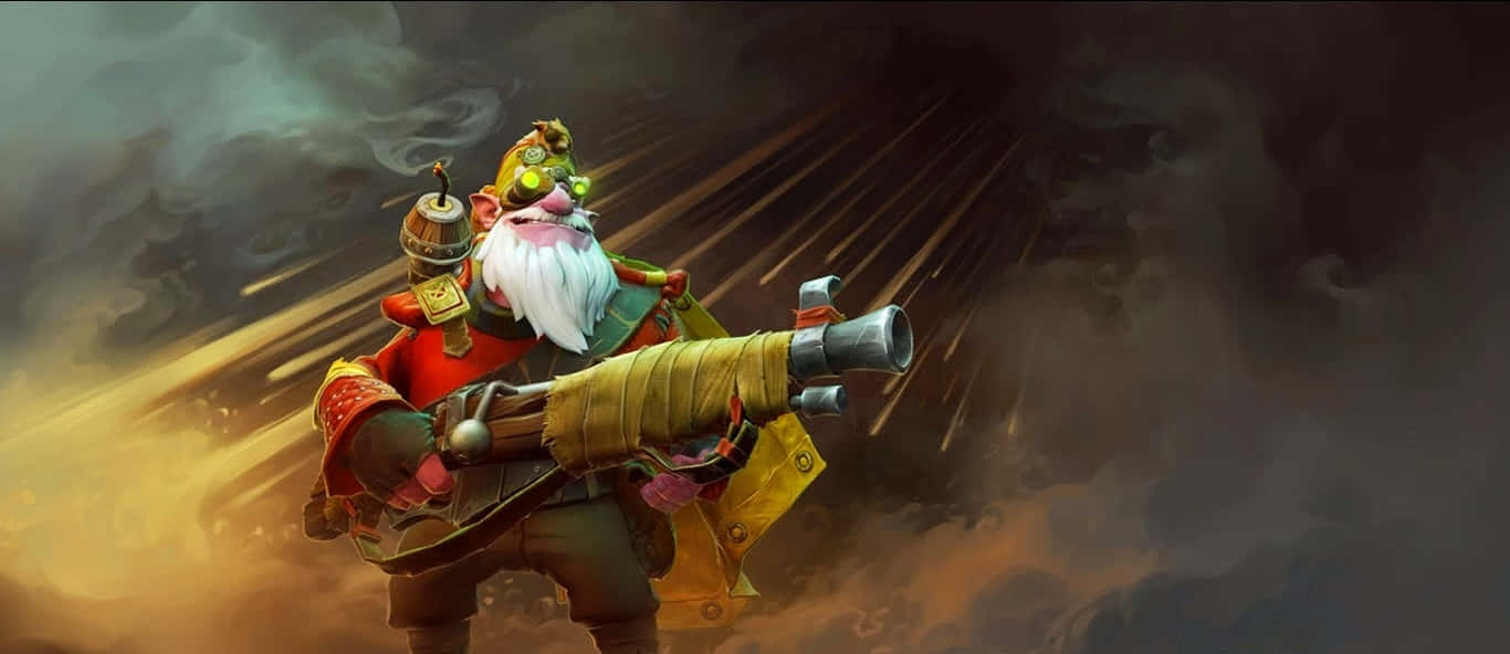 Deadly Dota 2 Sniper In Action Wallpaper