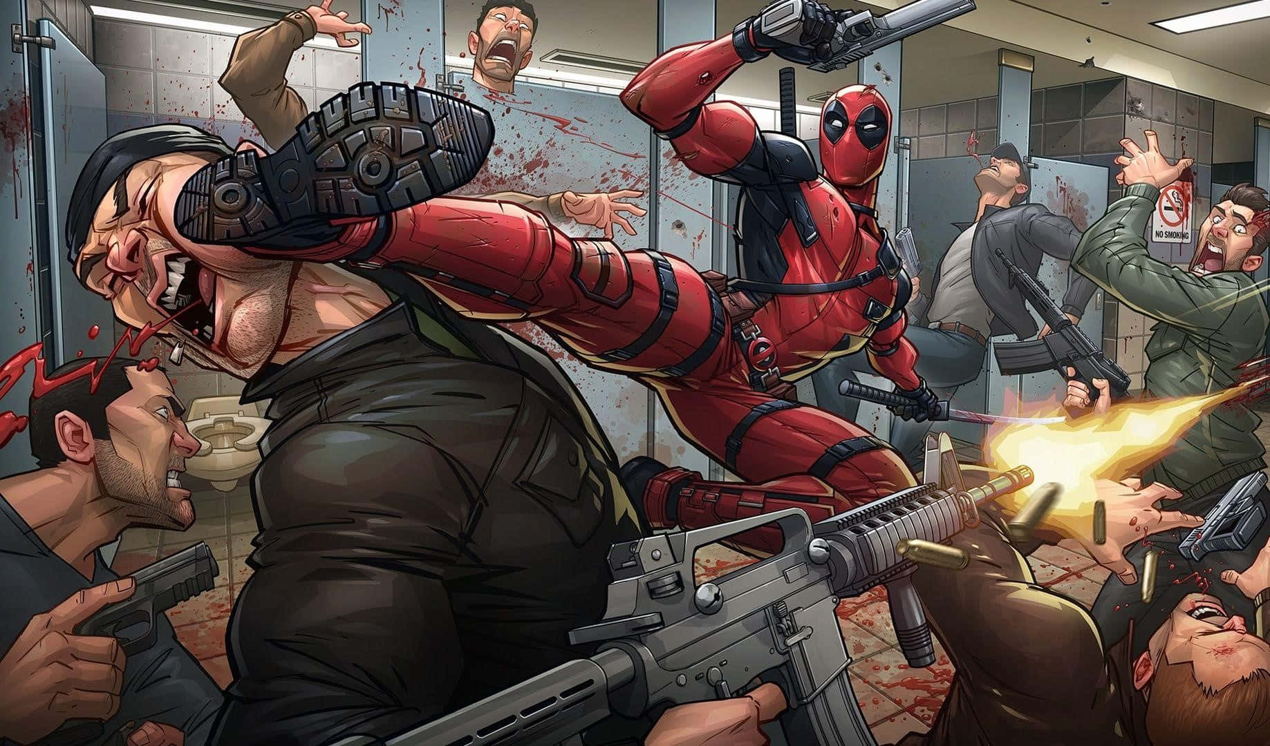 Deadpool 2 1837 X 1080 Wallpaper Wallpaper