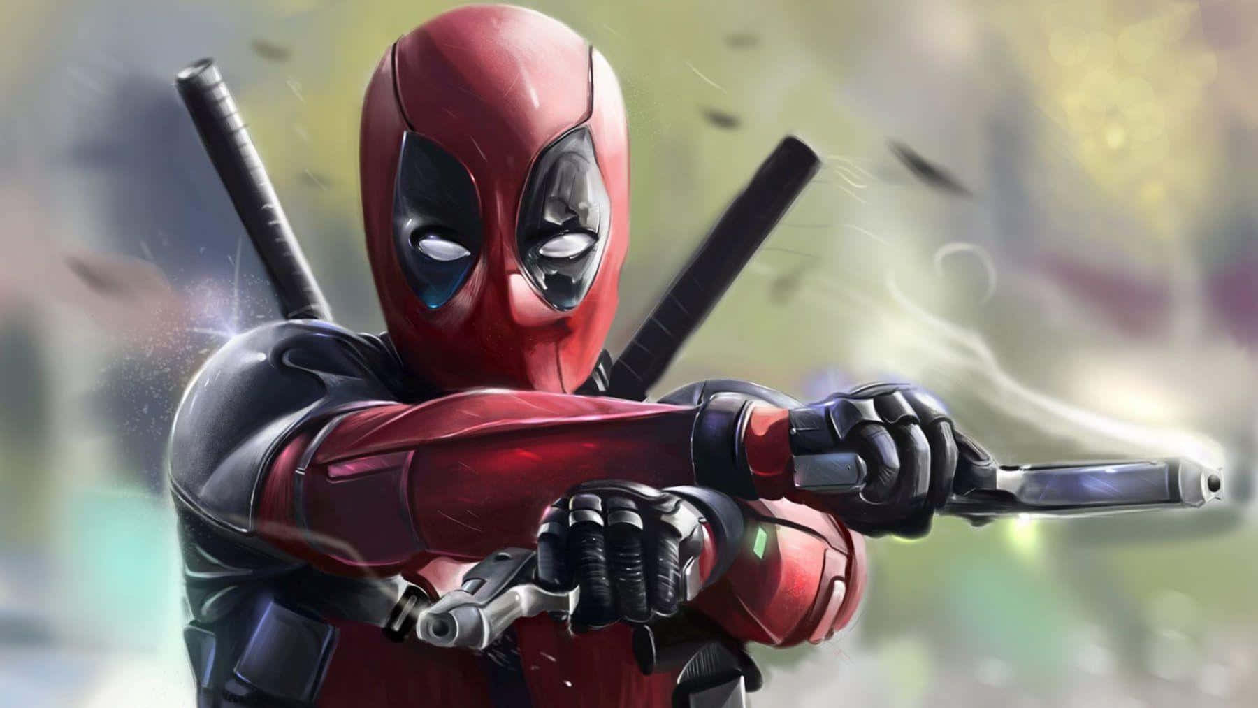 Deadpool 2 Movie Action Scene Wallpaper