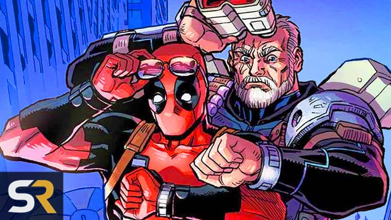 Deadpool And Cable - Unconventional Heroes Wallpaper