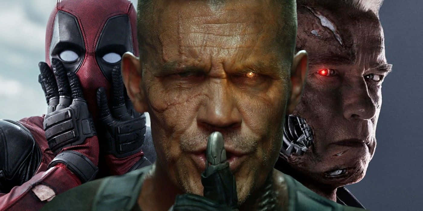 Deadpool And Cable - Unstoppable Duo Wallpaper