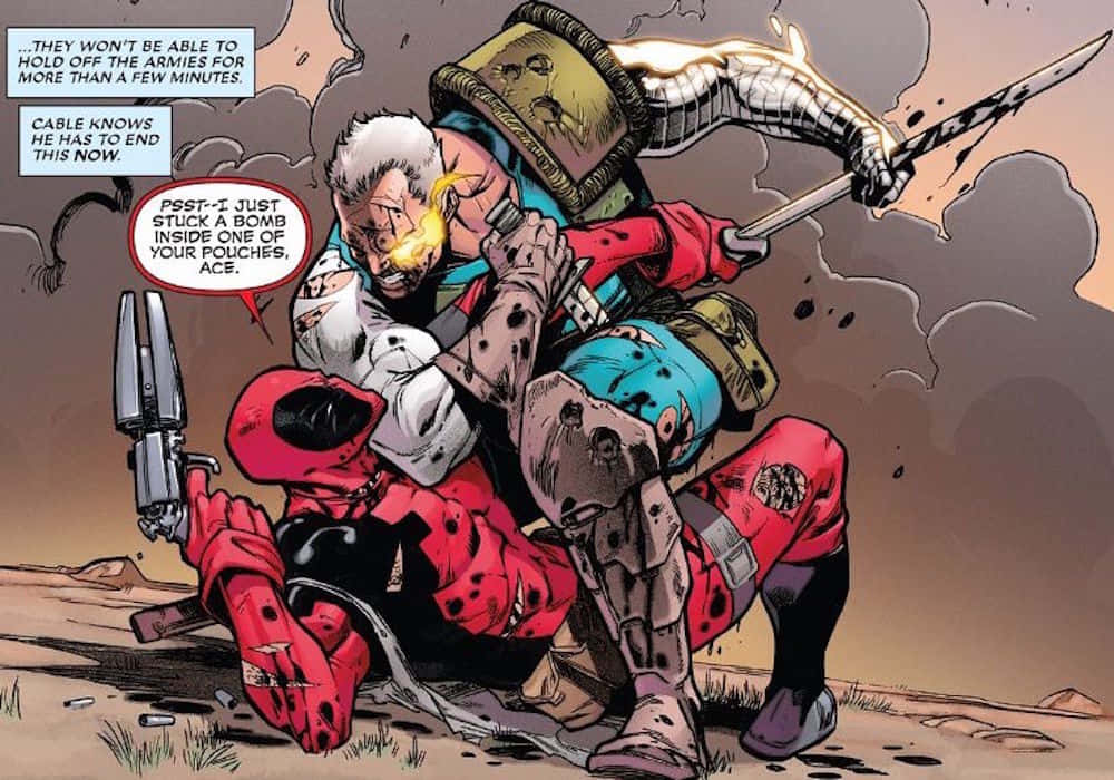 Deadpool And Cable: Unstoppable Duo! Wallpaper