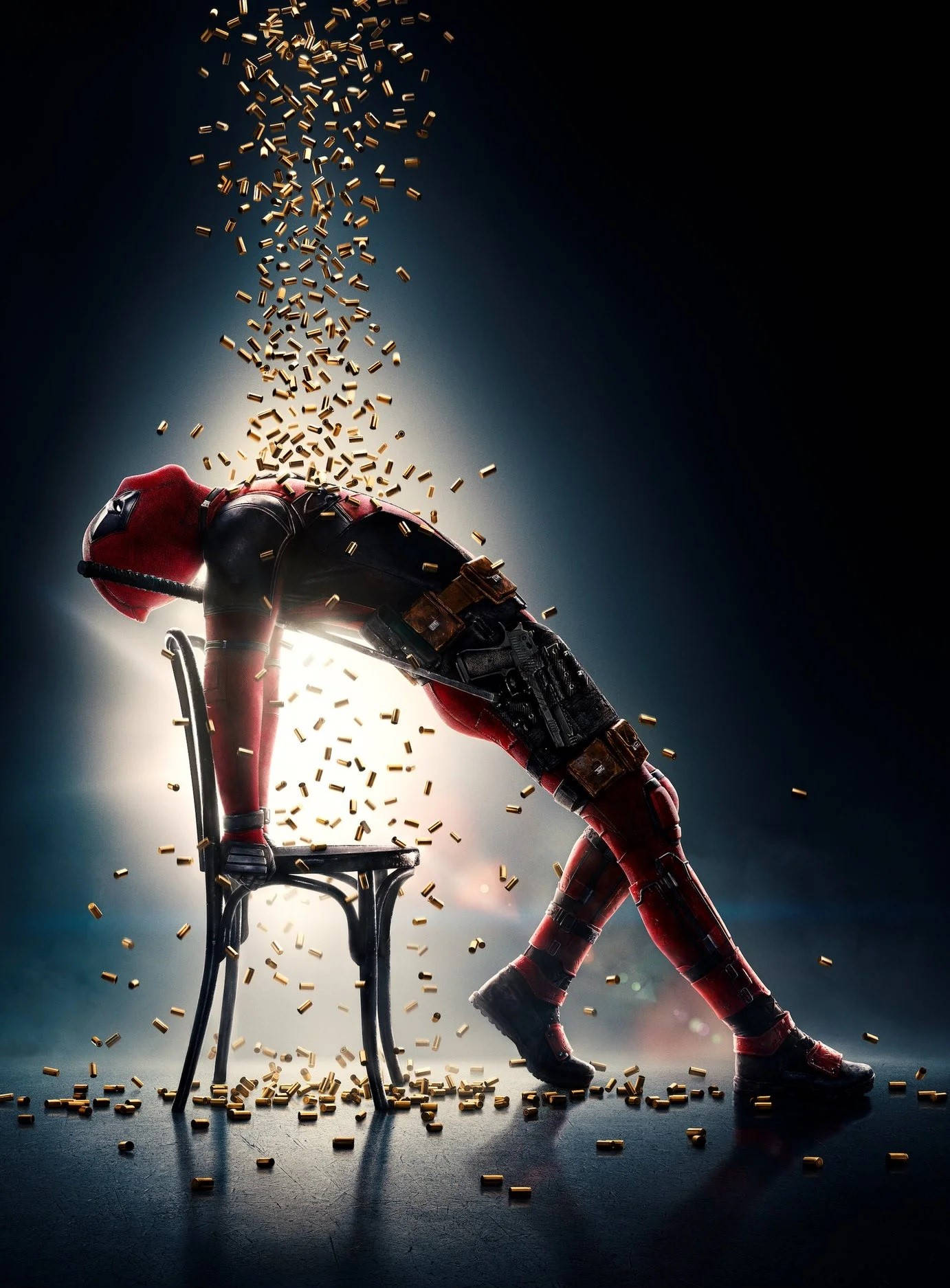 Deadpool Movie Bullet Shower Poster Wallpaper