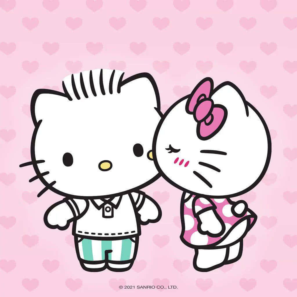 Dear Daniel Charming In A Blue Suit | Hello Kitty's Buddy Wallpaper