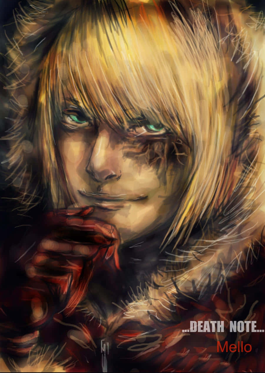 Death Note - Mello In A Dramatic Pose Wallpaper