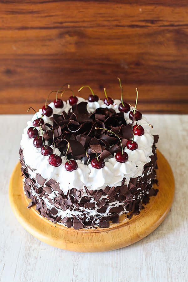 Decadent Black Forest Cake Wallpaper