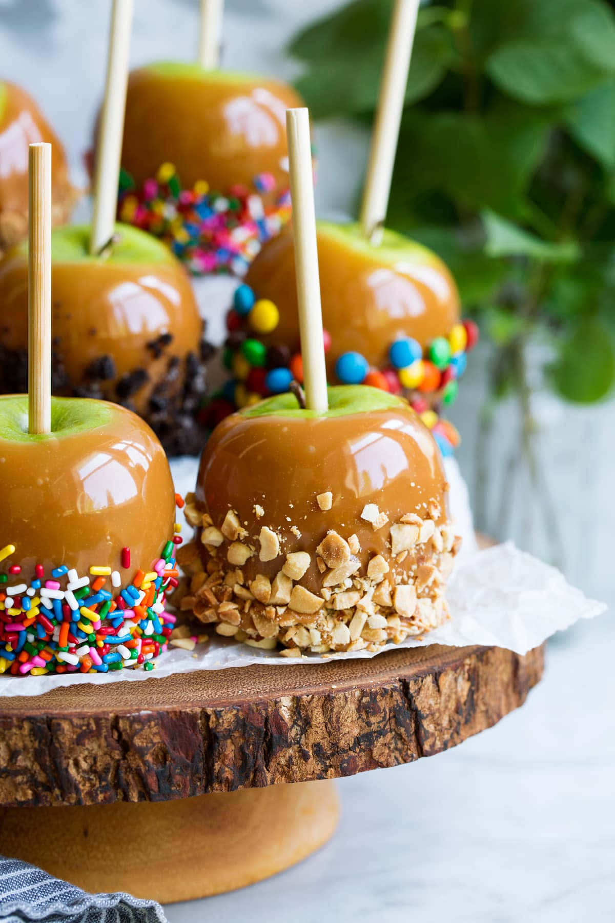 Decadent Caramel Apples Wallpaper