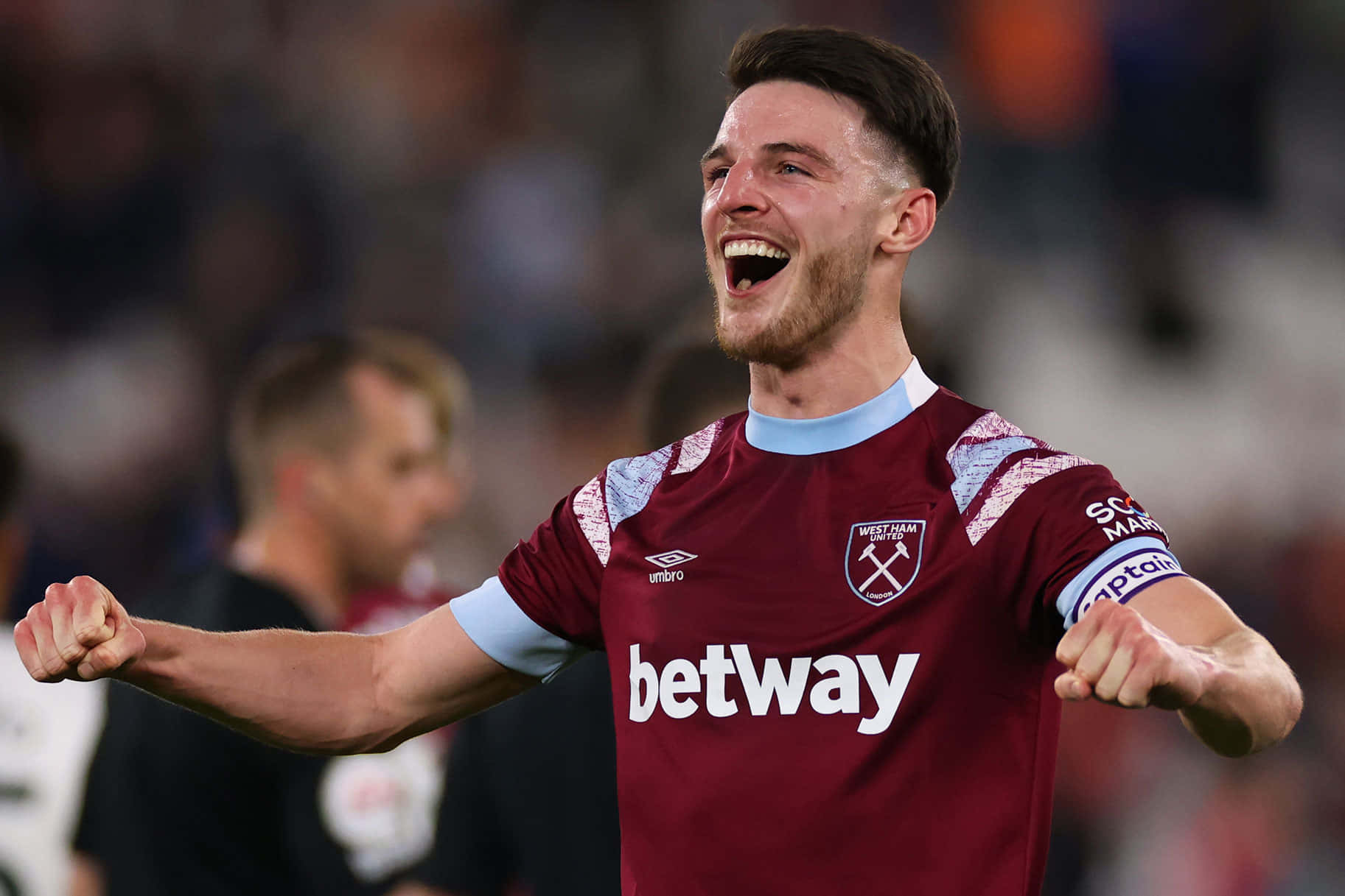 Declan Rice Celebration West Ham Wallpaper