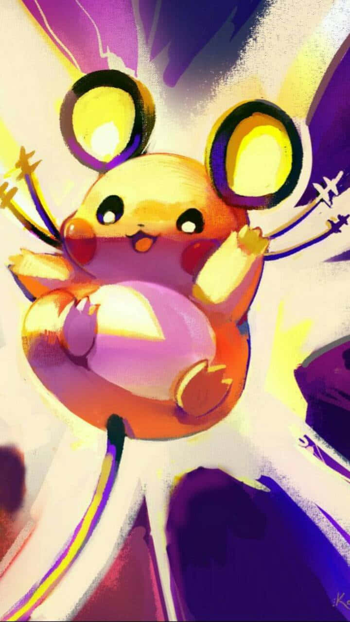 Dedenne Art Painting Wallpaper