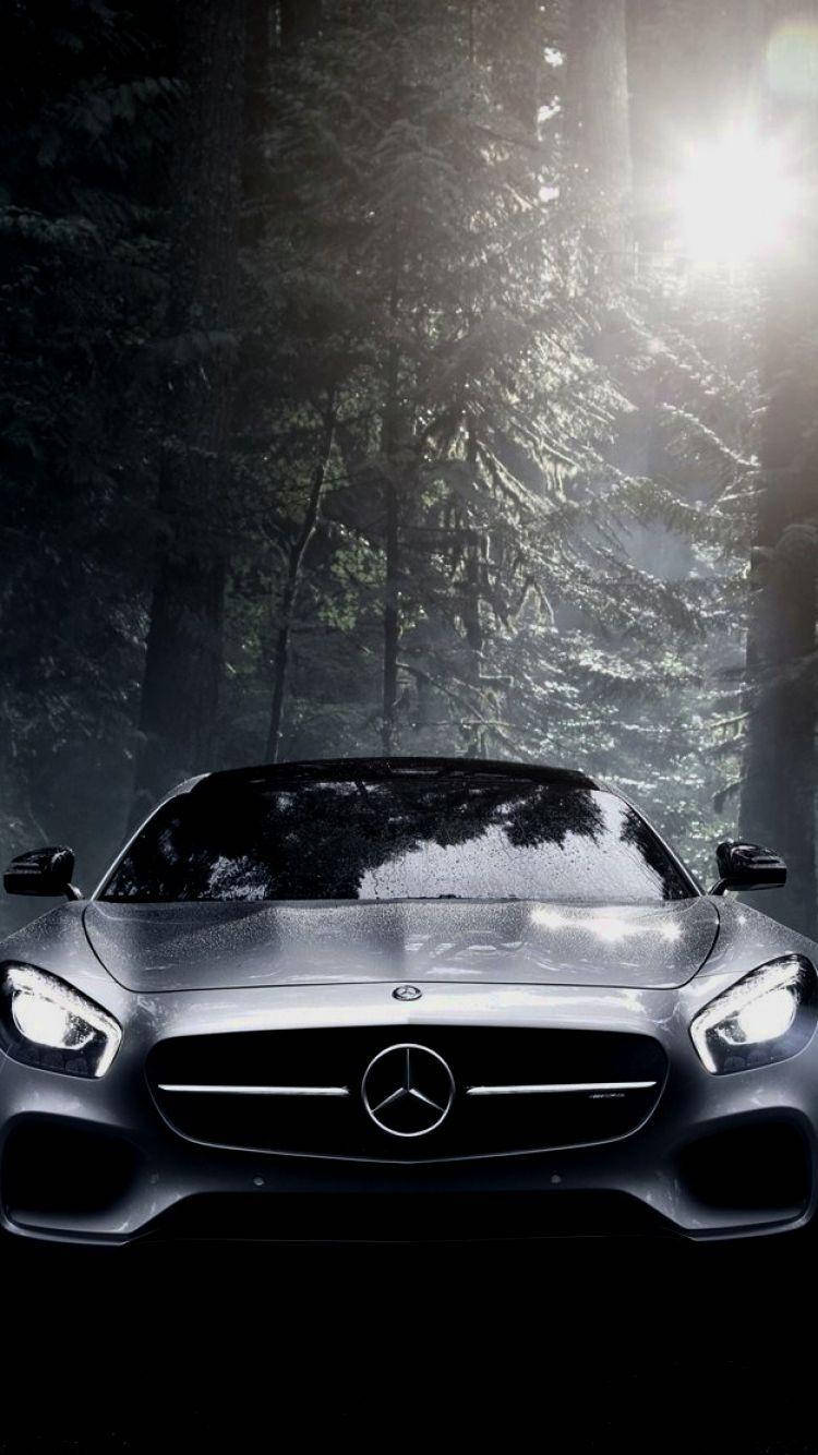 Deep Black Mercedes Iphone X Wallpaper