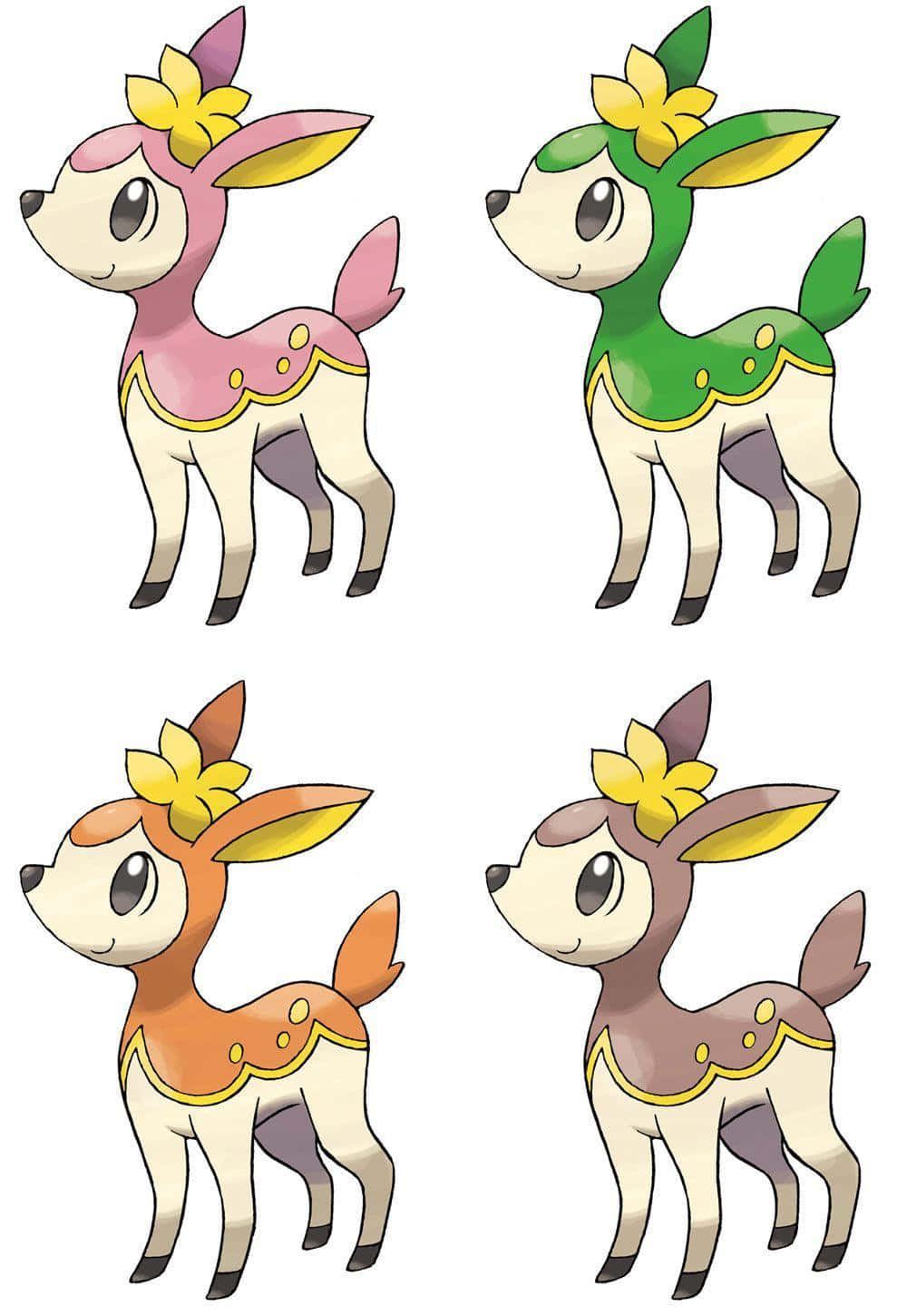 Deerling_ Seasons_ Forms_ Illustration Wallpaper