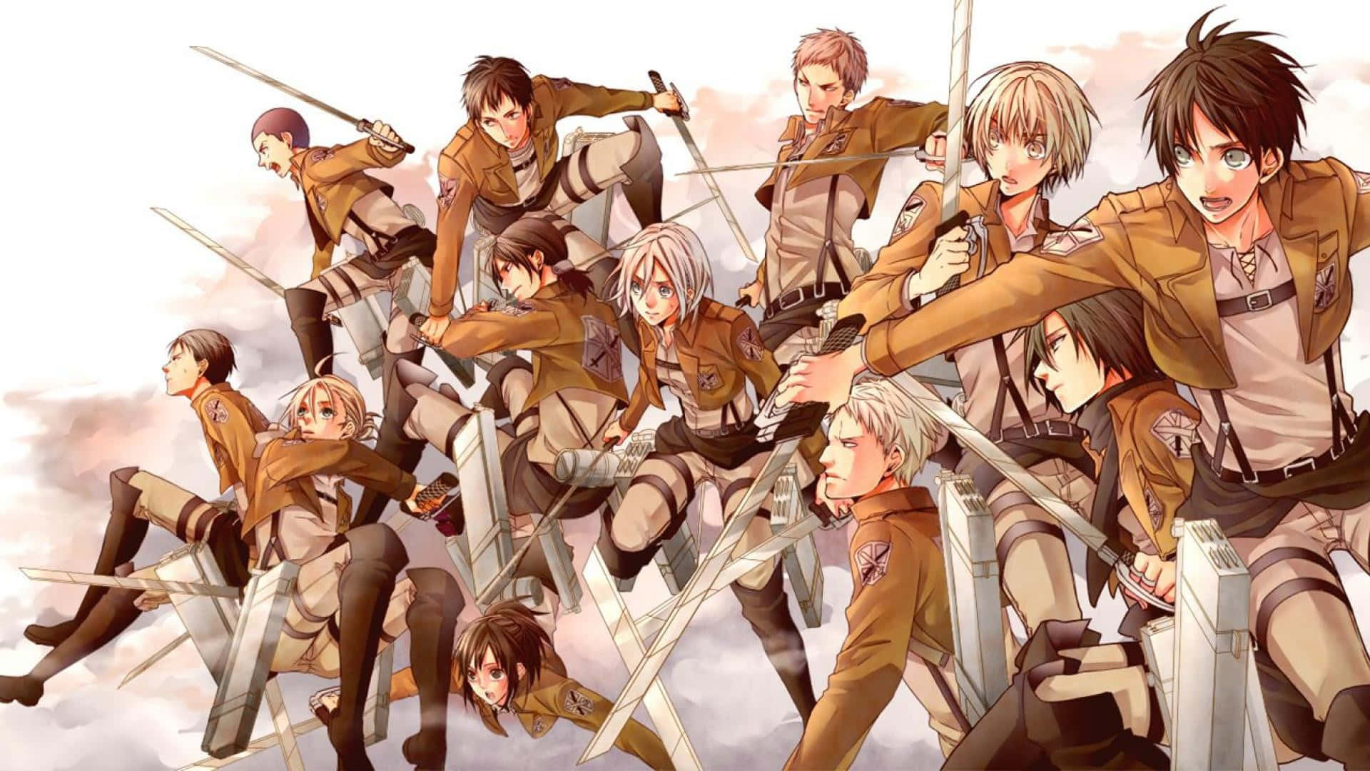 “defend Humanity With Attack On Titan Video Game” Wallpaper