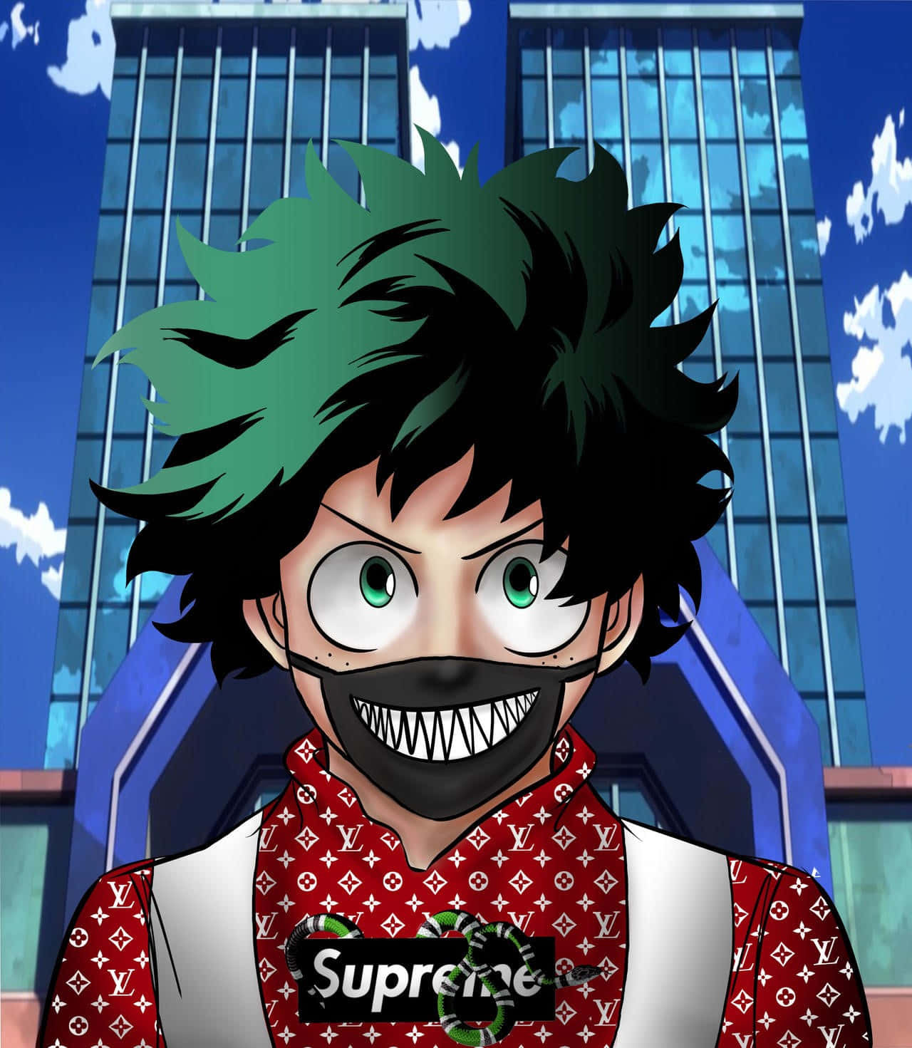 Deku Drip Meme Anime Character Wallpaper