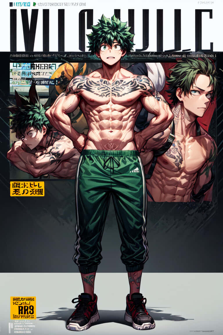 Deku Muscular Transformation Wallpaper