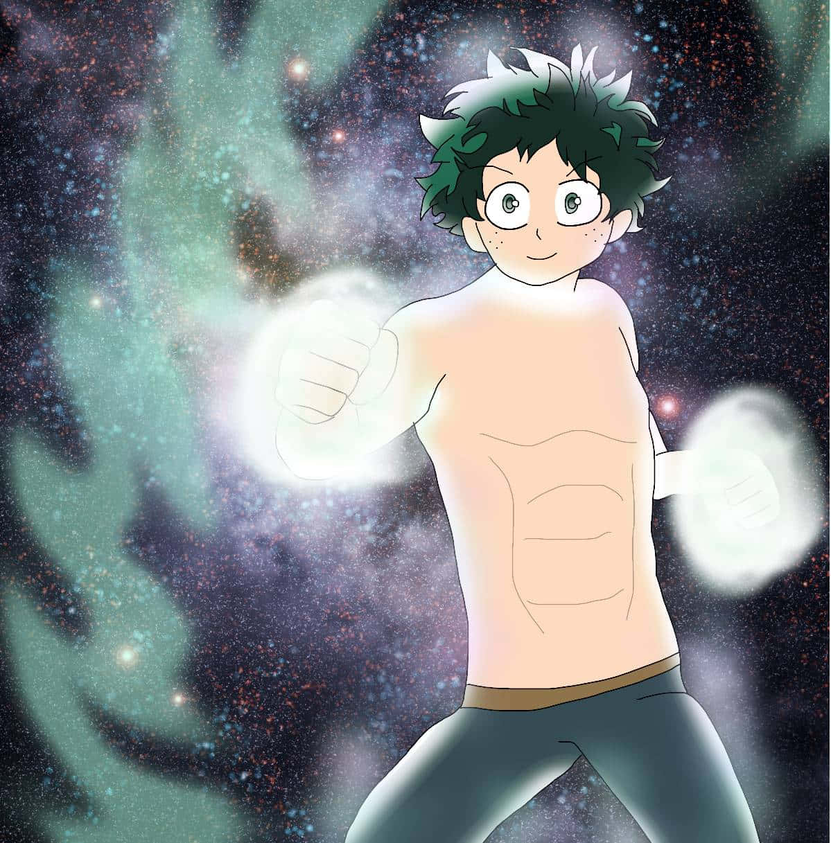 Deku Power Unleashed Wallpaper